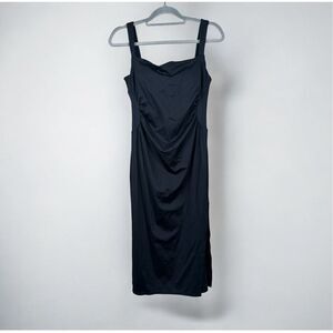 Halara SoftlyZero Airy Rouched Bodycon Dress sz medium NWT